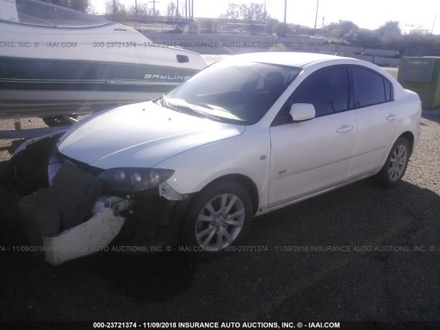 JM1BK323671661435 - 2007 MAZDA 3 S WHITE photo 2