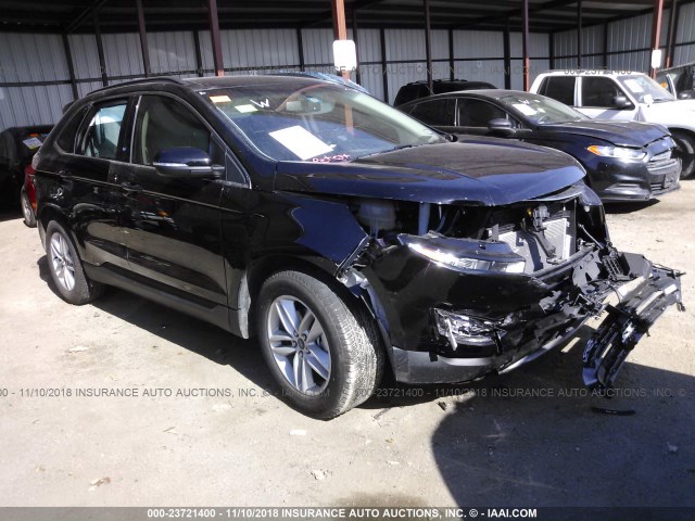 2FMPK3J89HBC63639 - 2017 FORD EDGE SEL BLACK photo 1