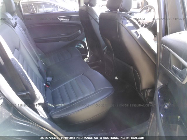 2FMPK3J89HBC63639 - 2017 FORD EDGE SEL BLACK photo 8