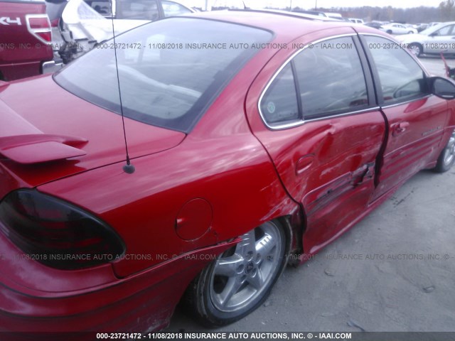 1G2NF52E62C189513 - 2002 PONTIAC GRAND AM SE1 RED photo 6