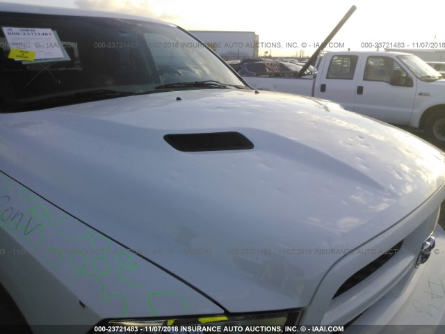 1C6RD7KT0CS319121 - 2012 DODGE RAM 1500 ST WHITE photo 6