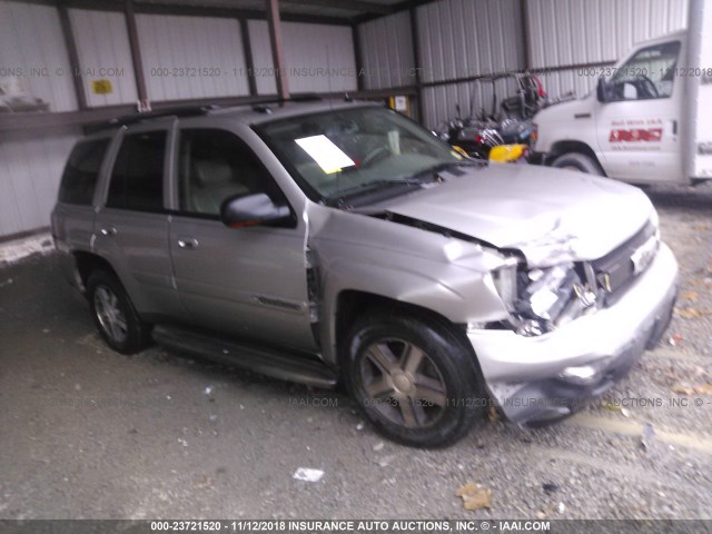 1GNDT13S342449220 - 2004 CHEVROLET TRAILBLAZER LS/LT SILVER photo 1