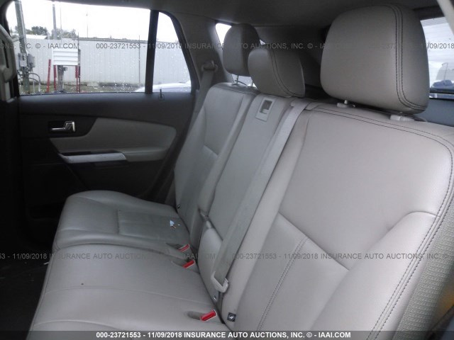 2FMDK3JC5CBA66919 - 2012 FORD EDGE SEL MAROON photo 8