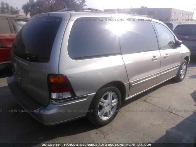 2FMZA52412BA65891 - 2002 FORD WINDSTAR SE GOLD photo 4