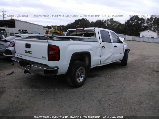 3GTP1TEH8EG165907 - 2014 GMC SIERRA C1500 WHITE photo 4