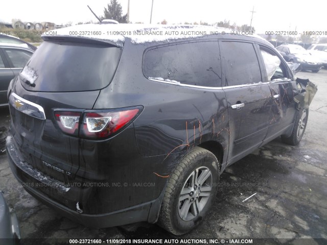 1GNKVGKD4GJ313468 - 2016 CHEVROLET TRAVERSE LT GRAY photo 4