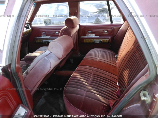 2MEBM74F9HX624671 - 1987 MERCURY GRAND MARQUIS GS MAROON photo 8