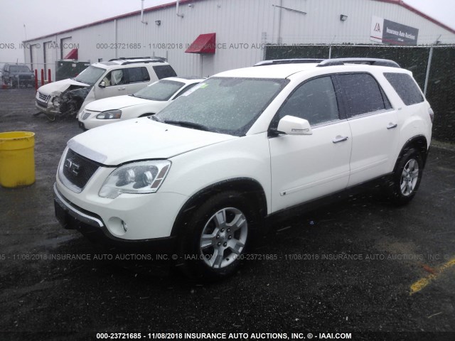 1GKEV23D19J210765 - 2009 GMC ACADIA SLT-1 WHITE photo 2