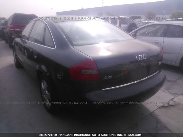 WAUED54B61N065018 - 2001 AUDI A6 2.7T QUATTRO BLACK photo 3