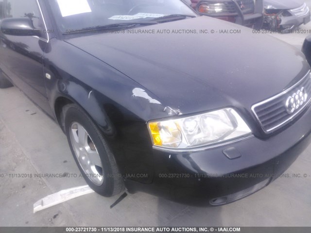 WAUED54B61N065018 - 2001 AUDI A6 2.7T QUATTRO BLACK photo 6