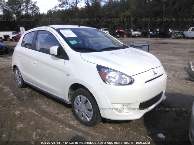 ML32A3HJ4EH024334 - 2014 MITSUBISHI MIRAGE DE WHITE photo 1