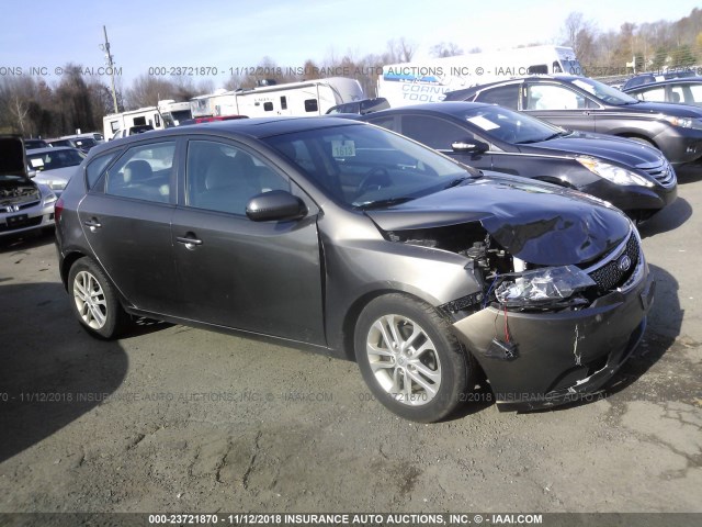 KNAFU5A29C5476022 - 2012 KIA FORTE EX BROWN photo 1