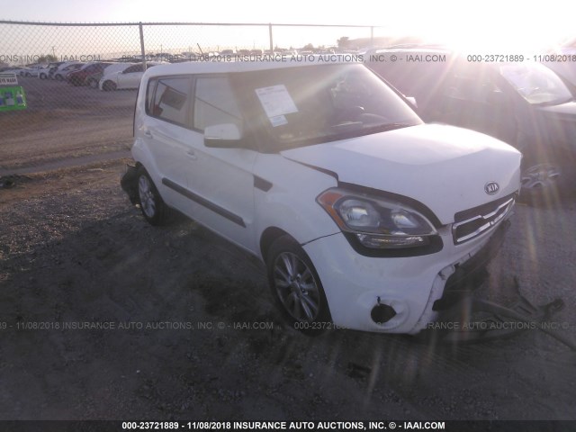 KNDJT2A60C7446445 - 2012 KIA SOUL +/!/SPORT WHITE photo 1