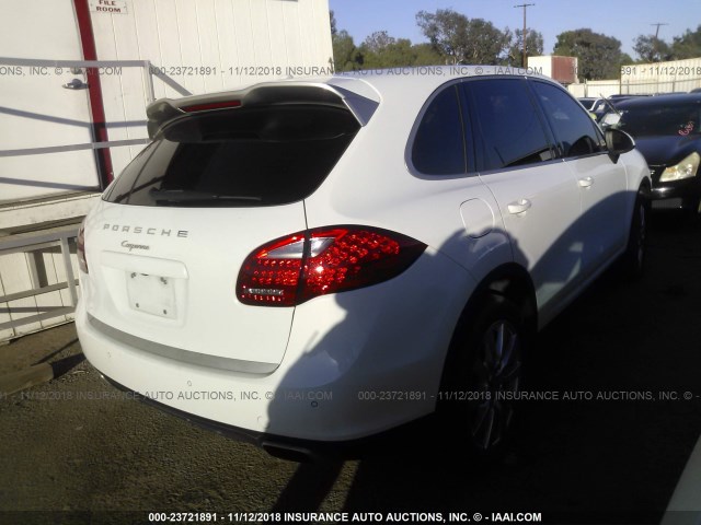 WP1AA2A20ELA95368 - 2014 PORSCHE CAYENNE WHITE photo 4