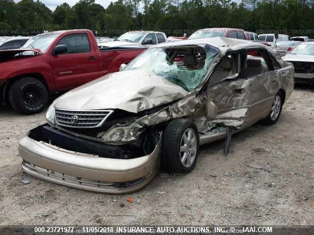 4T1BF28B23U277315 - 2003 TOYOTA AVALON XL/XLS TAN photo 2