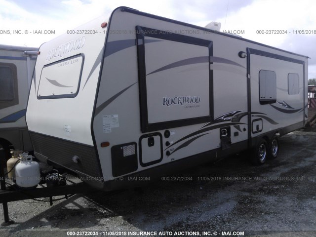4X4TRLB22ED130245 - 2014 FOREST RIVER ROCKWOOD ULTRA LIGHT  TAN photo 2