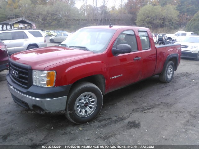 2GTEK190781328640 - 2008 GMC SIERRA K1500 RED photo 2