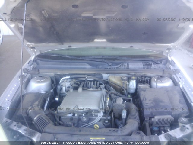 1G1ZT548X4F208507 - 2004 CHEVROLET MALIBU LS SILVER photo 10