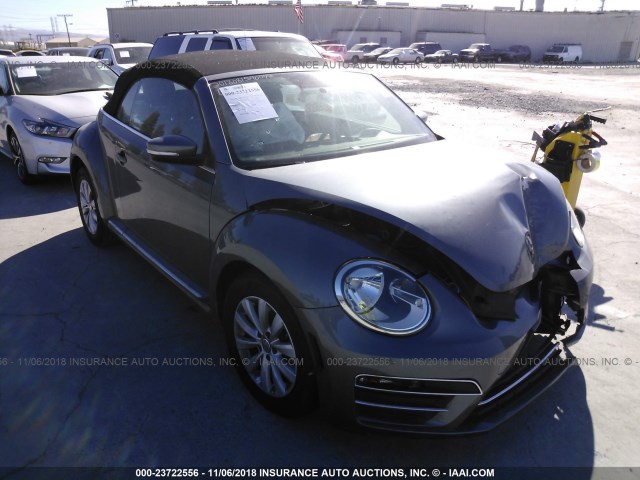 3VW5DAAT9JM511419 - 2018 VOLKSWAGEN BEETLE S/SE/COAST GRAY photo 1