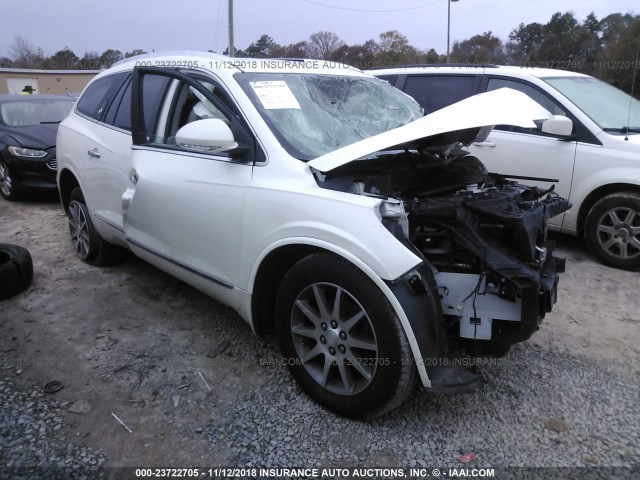 5GAKRBKD8EJ314654 - 2014 BUICK ENCLAVE WHITE photo 1