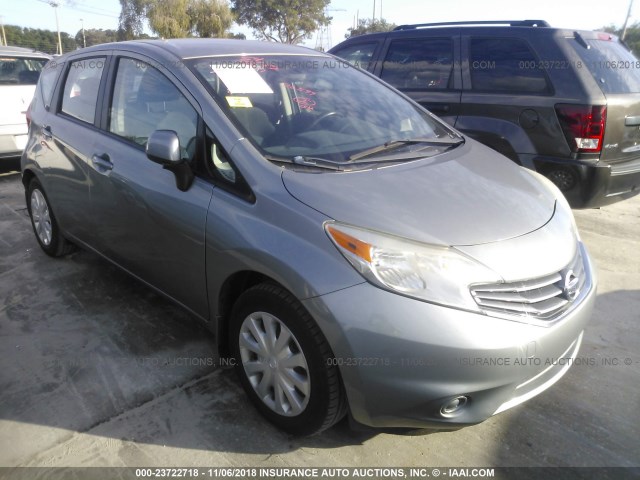 3N1CE2CP0EL419725 - 2014 NISSAN VERSA NOTE S/S PLUS/SV/SL GRAY photo 1