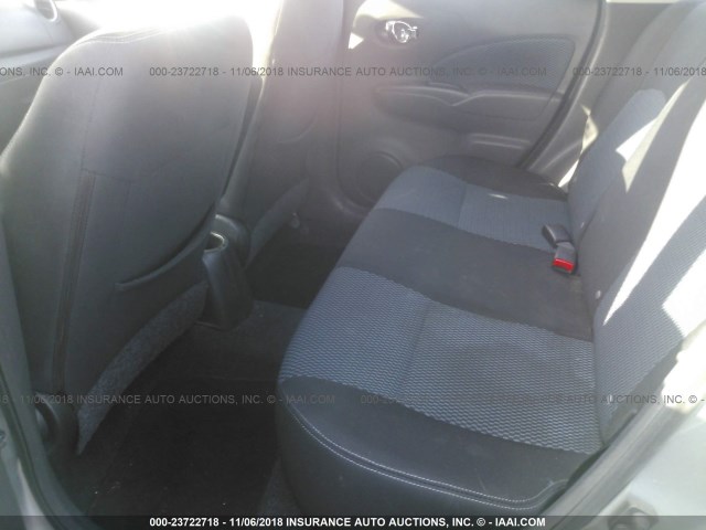 3N1CE2CP0EL419725 - 2014 NISSAN VERSA NOTE S/S PLUS/SV/SL GRAY photo 8