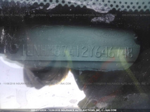 1LNHM87A12Y646748 - 2002 LINCOLN LS WHITE photo 9