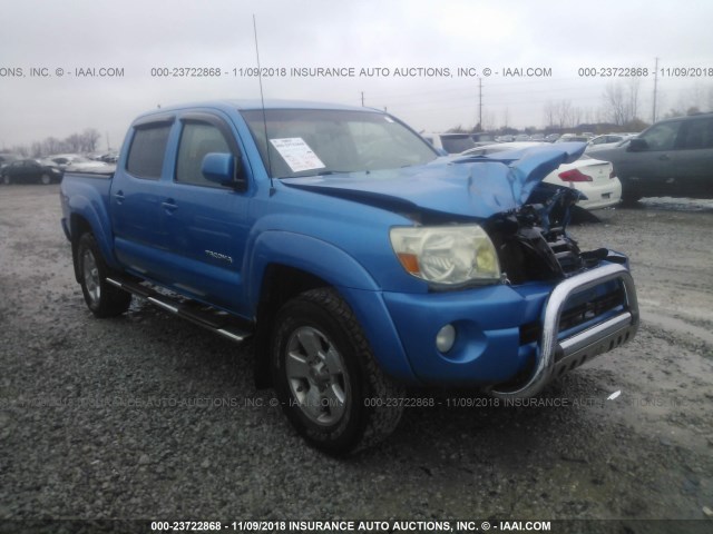 5TELU42N48Z552601 - 2008 TOYOTA TACOMA DOUBLE CAB 蓝色 照片 1