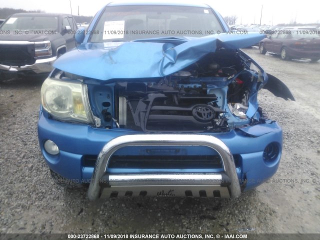 5TELU42N48Z552601 - 2008 TOYOTA TACOMA DOUBLE CAB 蓝色 照片 6