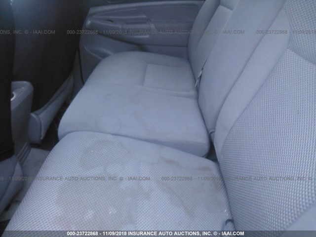 5TELU42N48Z552601 - 2008 TOYOTA TACOMA DOUBLE CAB 蓝色 照片 8