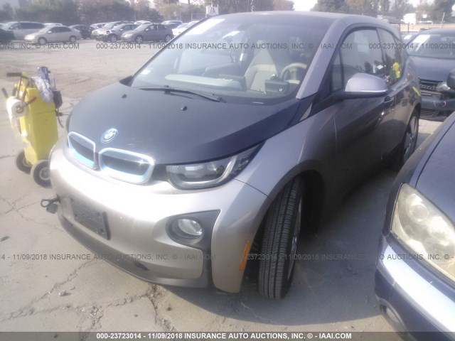 WBY1Z2C5XEVX51368 - 2014 BMW I3 BEV GRAY photo 2