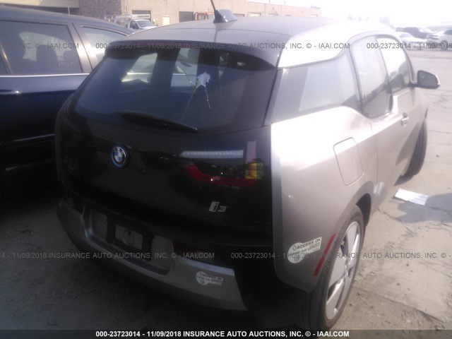 WBY1Z2C5XEVX51368 - 2014 BMW I3 BEV GRAY photo 4