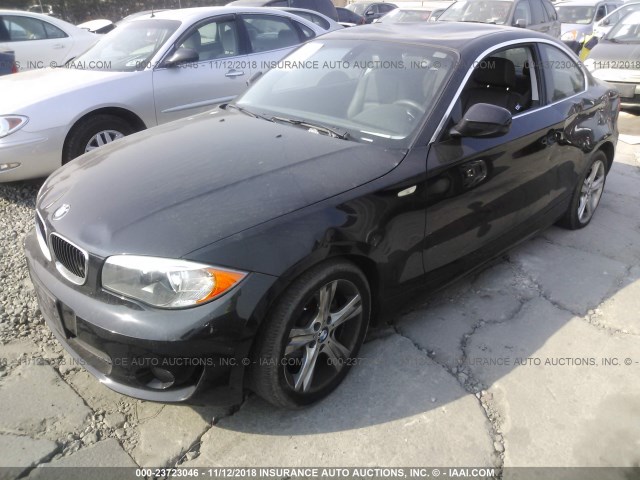 WBAUP9C51DVS95866 - 2013 BMW 128 I BLACK photo 2