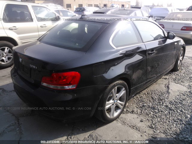 WBAUP9C51DVS95866 - 2013 BMW 128 I BLACK photo 4