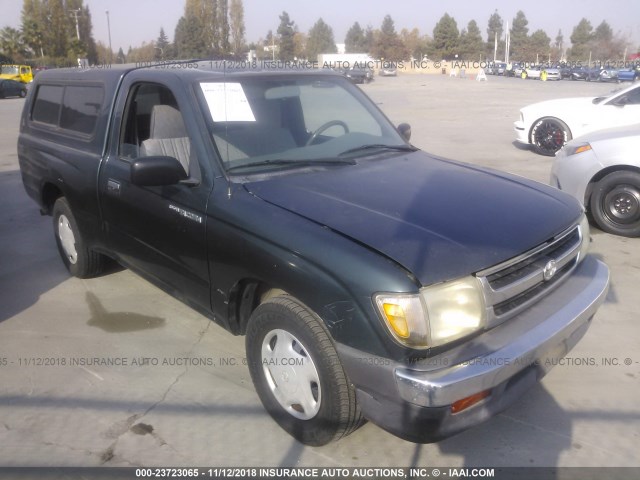 4TANL42N6WZ077971 - 1998 TOYOTA TACOMA GREEN photo 1