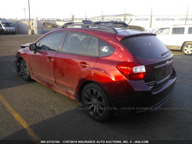 JF1GPAL68CH232678 - 2012 SUBARU IMPREZA SPORT PREMIUM RED photo 3