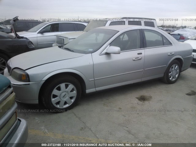 1LNHM86SX4Y651962 - 2004 LINCOLN LS SILVER photo 2