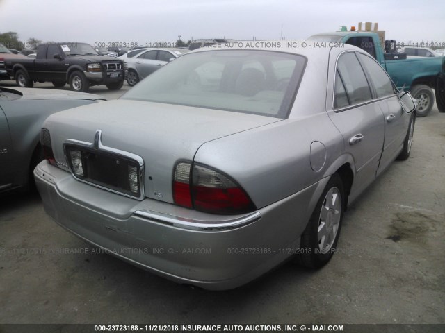 1LNHM86SX4Y651962 - 2004 LINCOLN LS SILVER photo 4