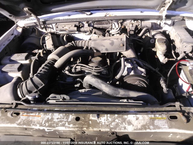 1FTCR10A1VPB19059 - 1997 FORD RANGER WHITE photo 10