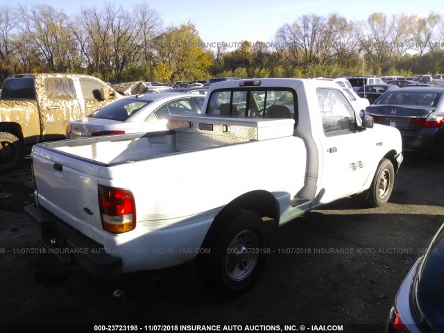 1FTCR10A1VPB19059 - 1997 FORD RANGER WHITE photo 4