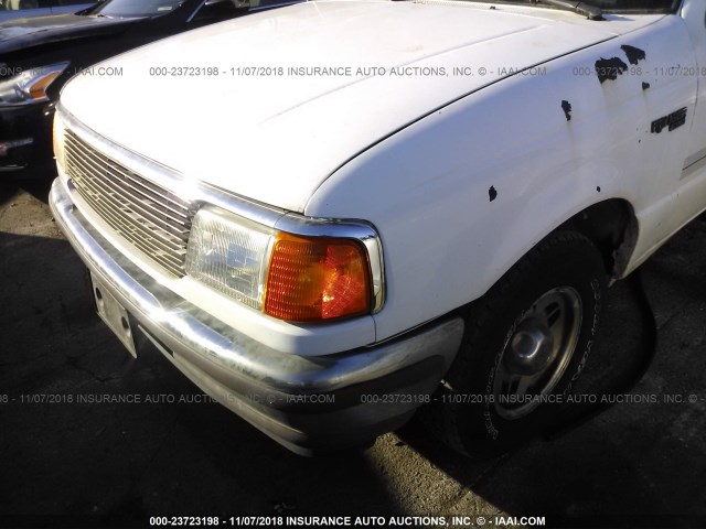 1FTCR10A1VPB19059 - 1997 FORD RANGER WHITE photo 6