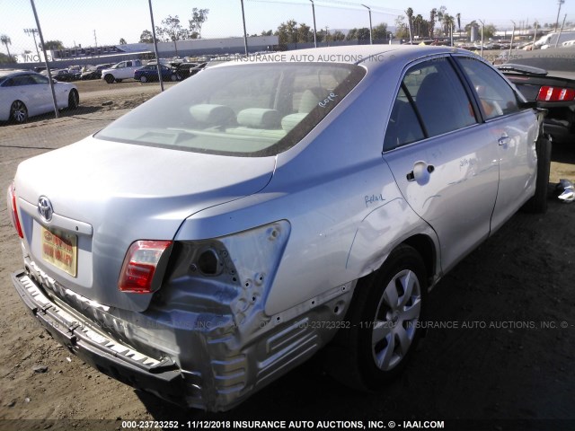 4T4BE46K88R017497 - 2008 TOYOTA CAMRY CE/LE/XLE/SE SILVER photo 4