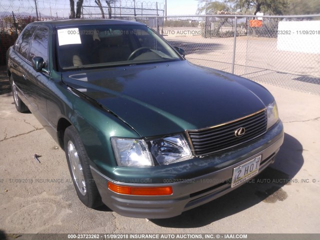 JT8BH22F4T0054421 - 1996 LEXUS LS 400 GREEN photo 6