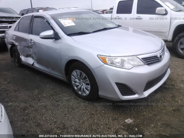 4T4BF1FK4DR283105 - 2013 TOYOTA CAMRY L/SE/LE/XLE SILVER photo 1