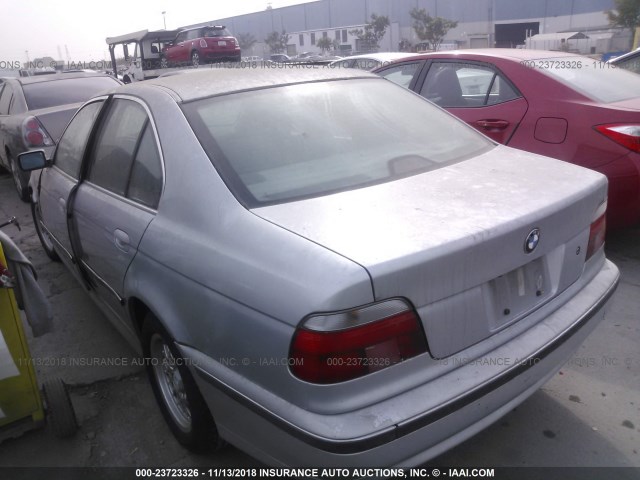 WBADD6320VBW12245 - 1997 BMW 528 I AUTOMATIC SILVER photo 3