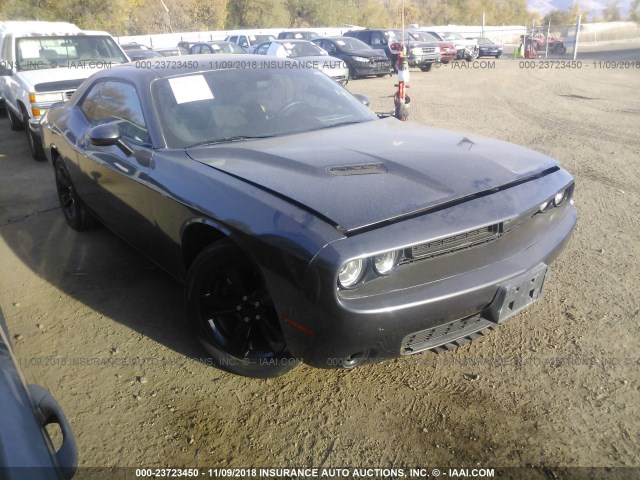 2C3CDZAGXFH839678 - 2015 DODGE CHALLENGER SXT GRAY photo 1