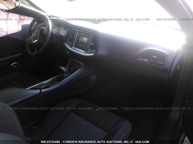 2C3CDZAGXFH839678 - 2015 DODGE CHALLENGER SXT GRAY photo 5