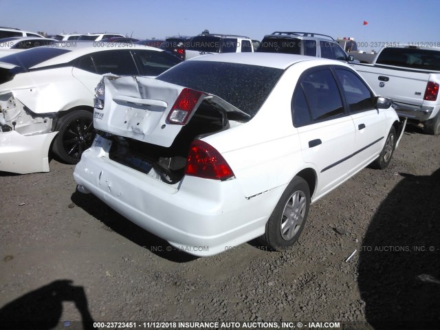 2HGES16375H548167 - 2005 HONDA CIVIC DX VP Ağ foto 4