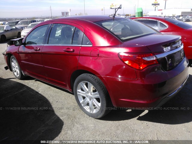 1C3CCBAB1CN207928 - 2012 CHRYSLER 200 LX RED photo 3