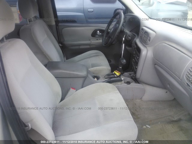 1GNDT13S972185327 - 2007 CHEVROLET TRAILBLAZER LS/LT SILVER photo 5